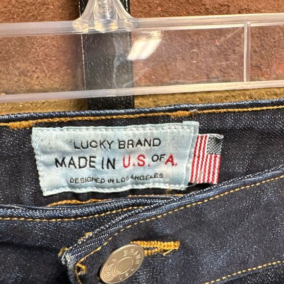 Lucky Brand Womens Lolita Boot Dark Wash Ankle Jean Size 10/30 - Picture 4 of 10